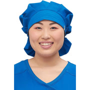 Workwear Revolution Tech Men & Women Bouffant Scrubs Hat WW508AB, One Size, Royal