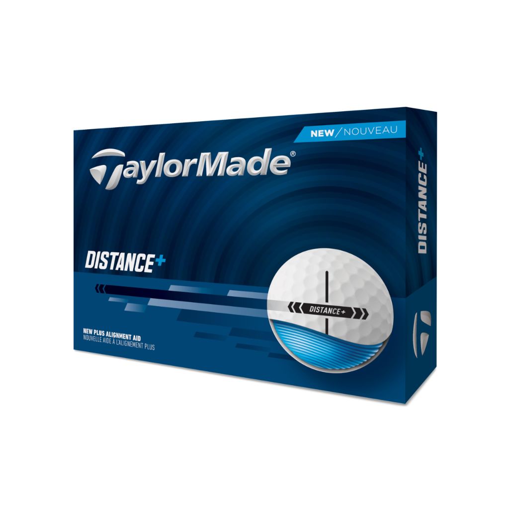 Taylormade 2025 Golf Distance - 12 White Golf Balls