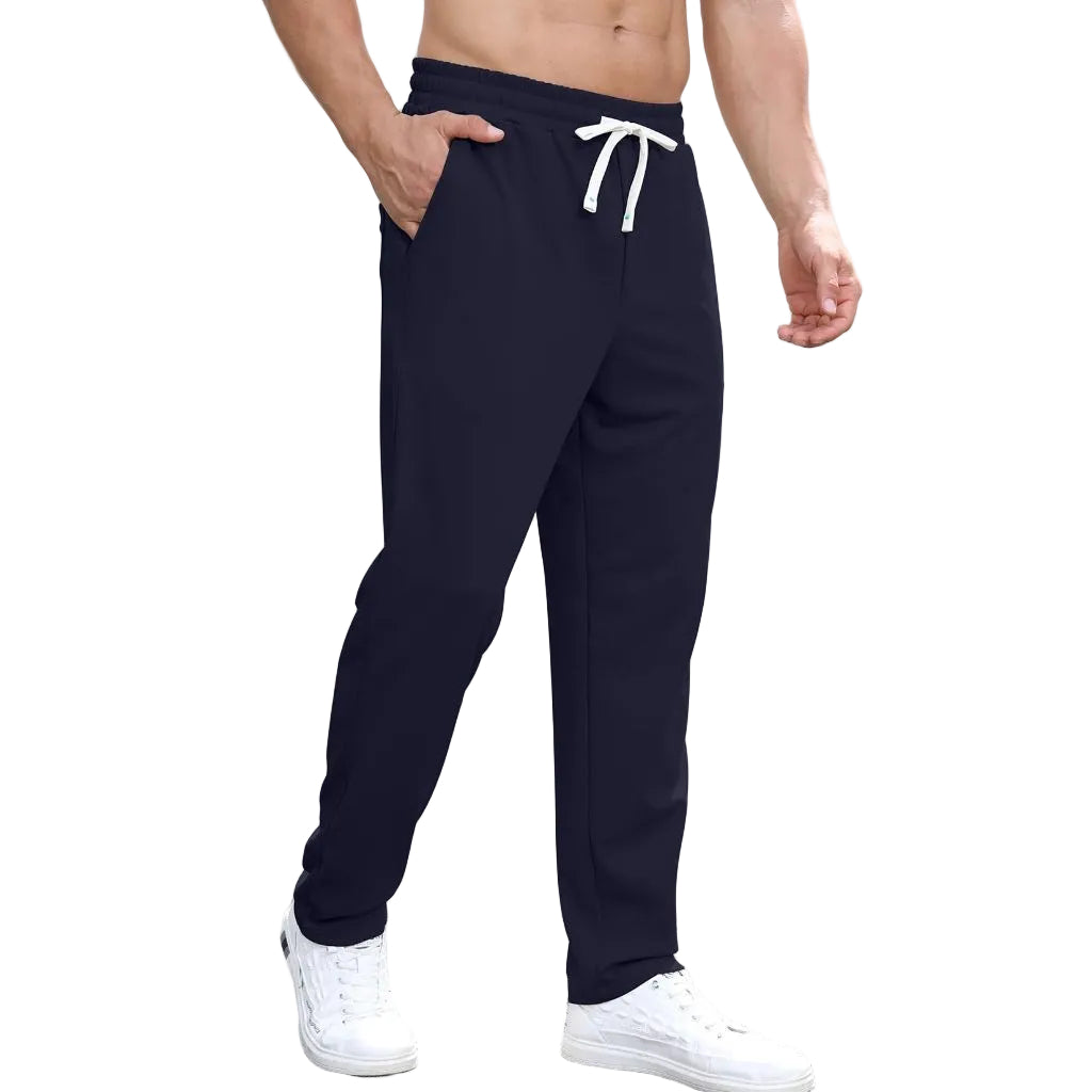 Aiyino Men's Casual Pants, Navy