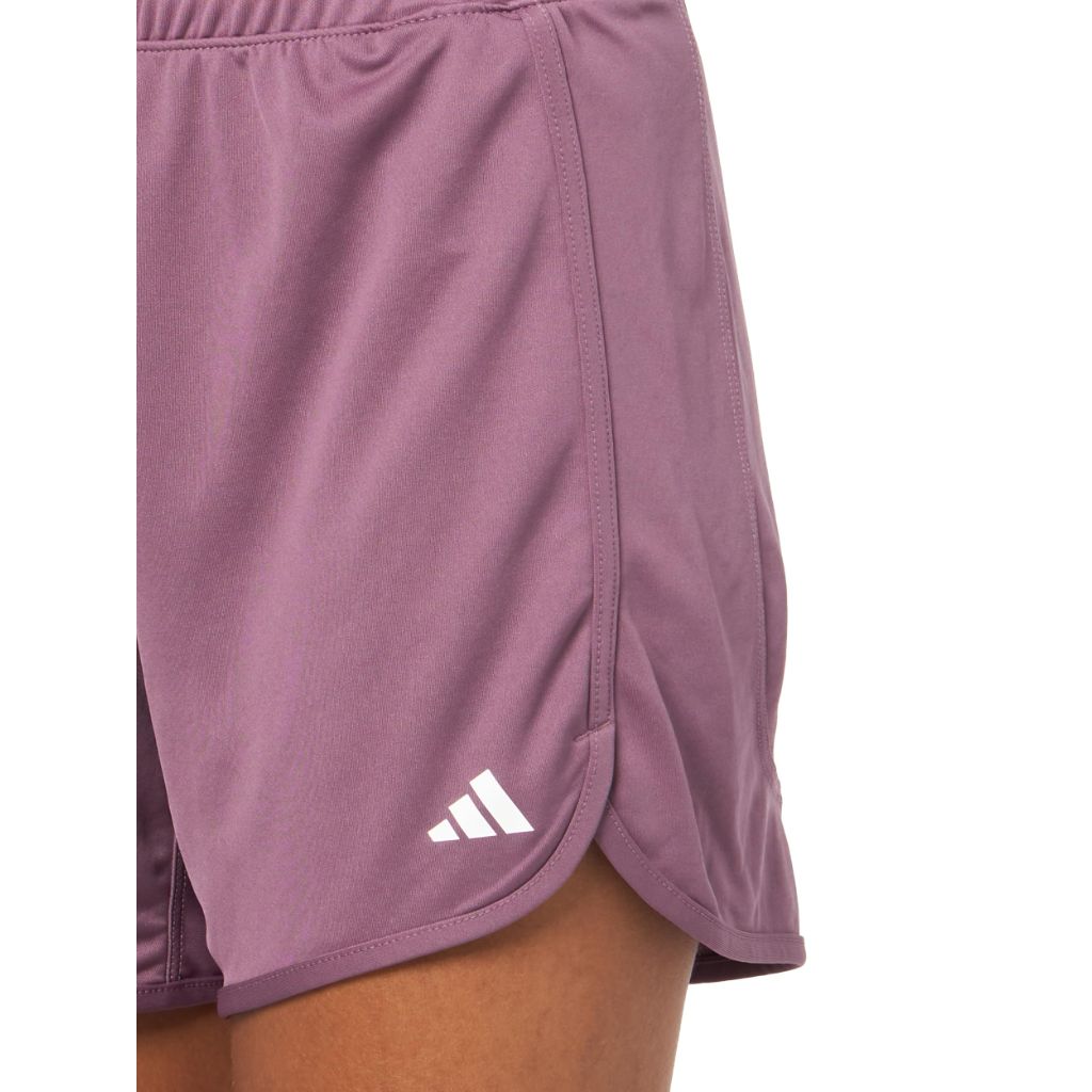 Adidas Women's Pacer Essentials Knit High-Rise Shorts, Shadow Fig, S 3"