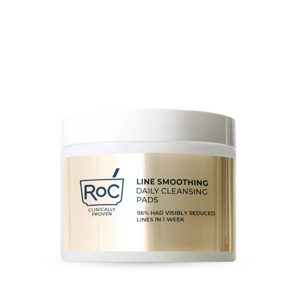 RoC Resurfacing Disks  Hypoallergenic Exfoliating Makeup Remover Pads Oil-Free Daily Cleanser  28 Ct