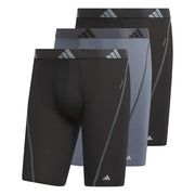 Performance Mesh Long Boxer Brief Underwear (3pk) - size M