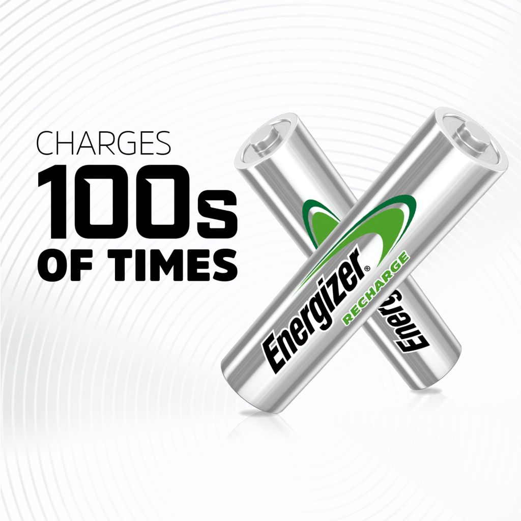 Energizer Power Plus Rechargeable Batteries - AAA - 4 Pack