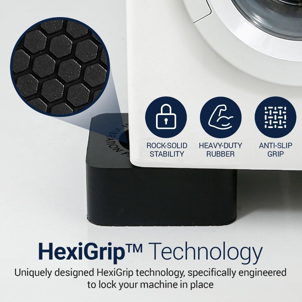 Anti Vibration Pads for Washing Machine and Dryer (Set of 8)
