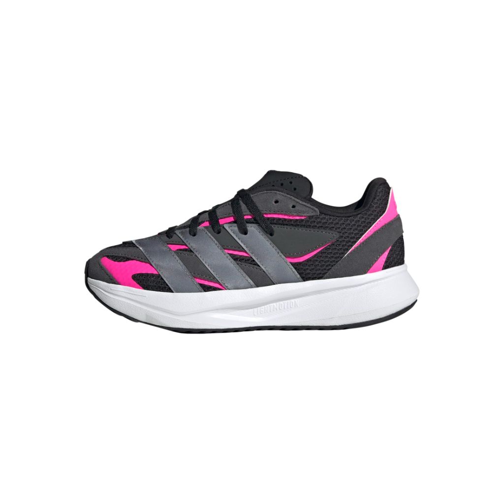 Adidas Unisex-Kids Lightblaze, Black/Iron Metallic/Lucid Pink, 7
