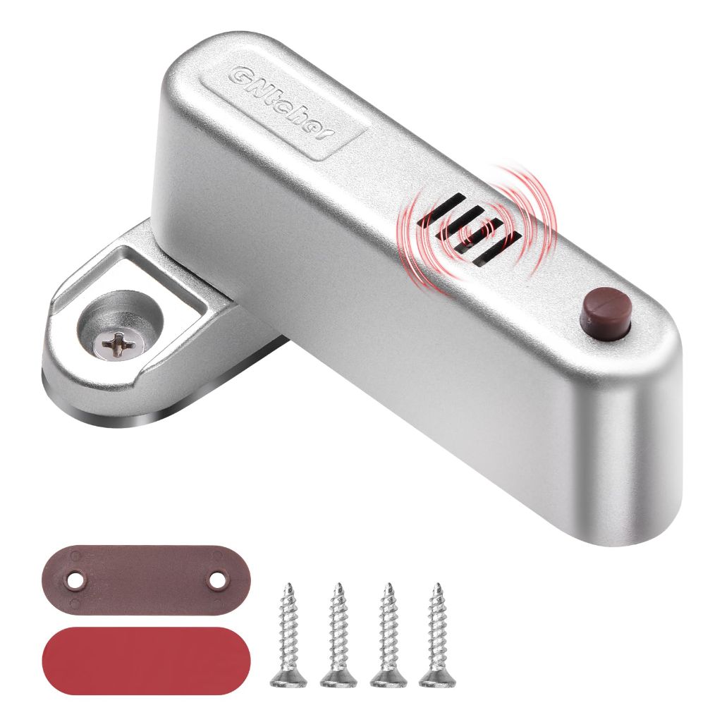 Home Security Door Reinforced Lock with Alarm, Premium Security for Children and Seniors, Easy Installation, Front Door Protection