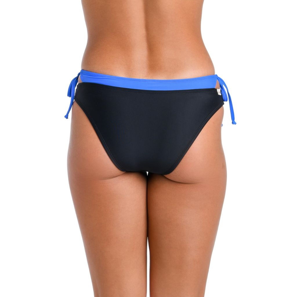SZ L, Hobie Women's Faux Layered Hipster Swimsuit Bottom, Surf//Color Around The Block
