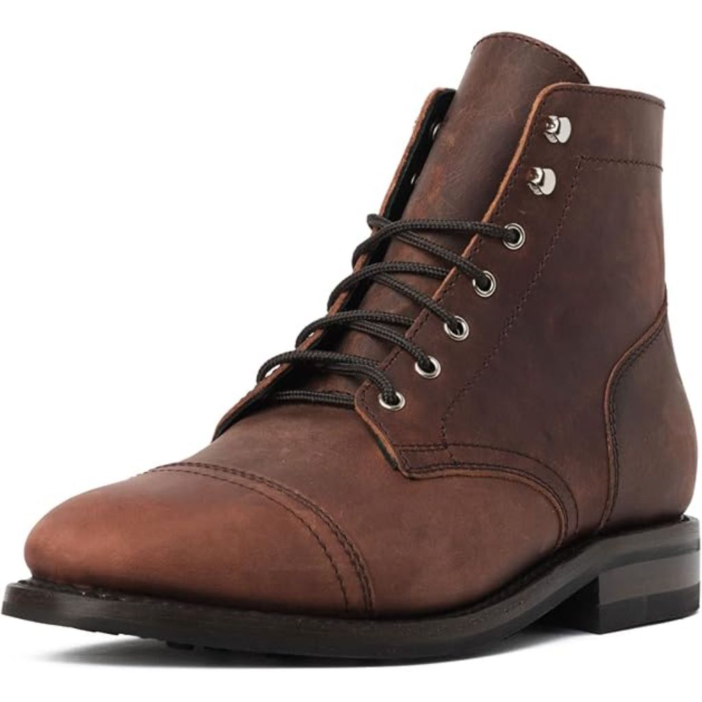Thursday Boot Company Men's Captain Lace-Up Leather Boot - Arizona Adobe Brown, Size 8