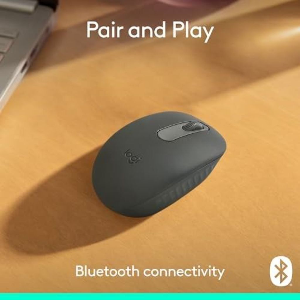 Logitech M196 Bluetooth Wireless Mouse,  12-Month Battery, Smooth Tracking, Compatible.