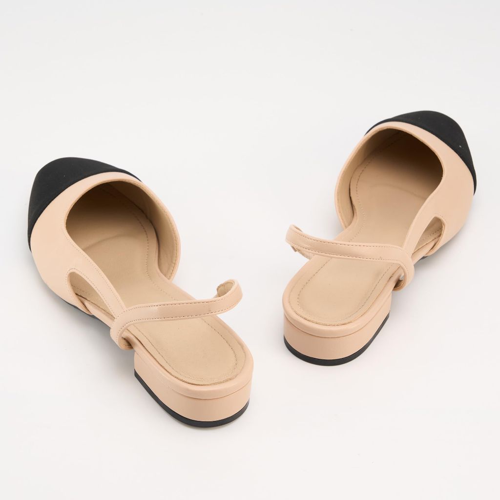 SZ 8.5,  MoHern Slingback Flats for Women | Apricot