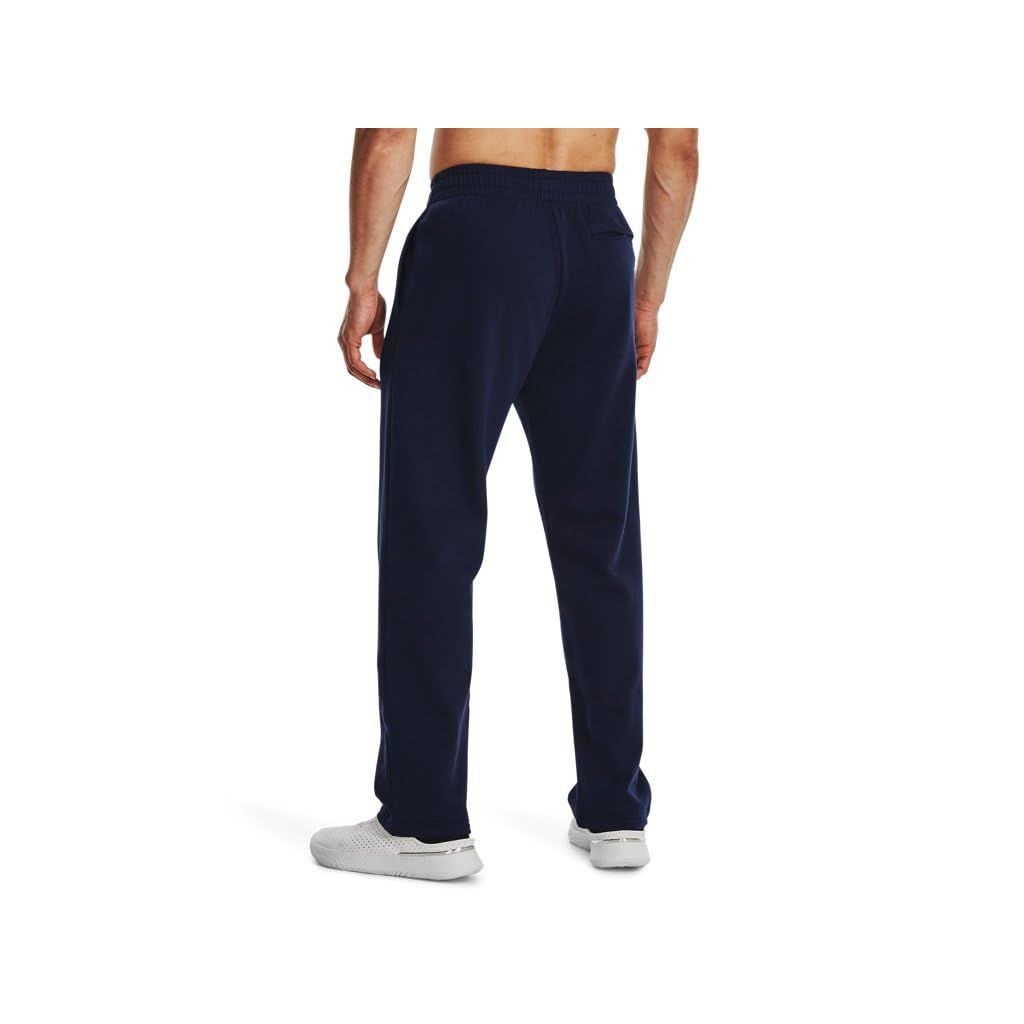 Under Armour Men's Rival Fleece Pants, Midnight Navy/White, X-Large