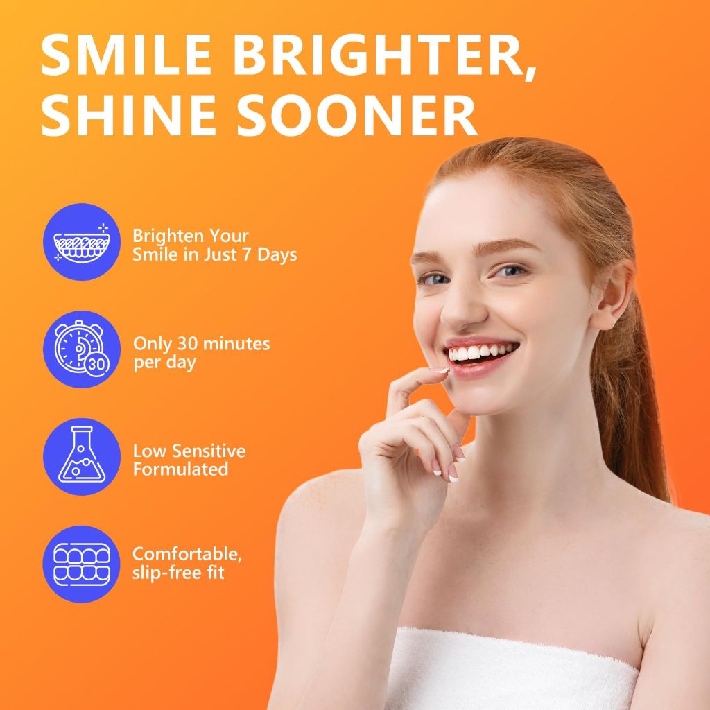 Teeth Whitening Strips, Mint - 18 Strips