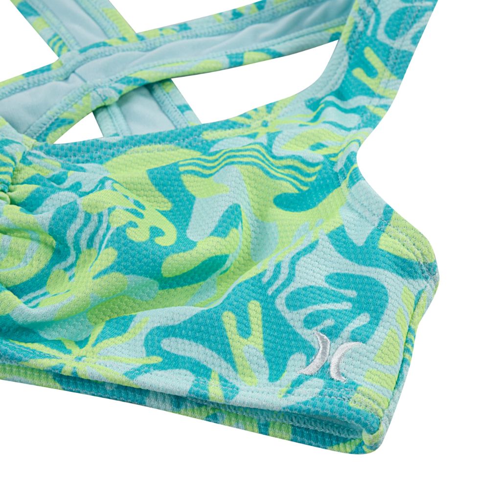 2-Piece Bikini Swim Suit ( Turquoise waves Size 14)