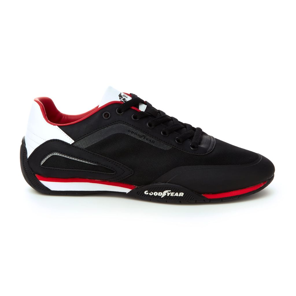Goodyear Overdrive Racing Sneaker for Men, Black/Red/White/Size: 10.5