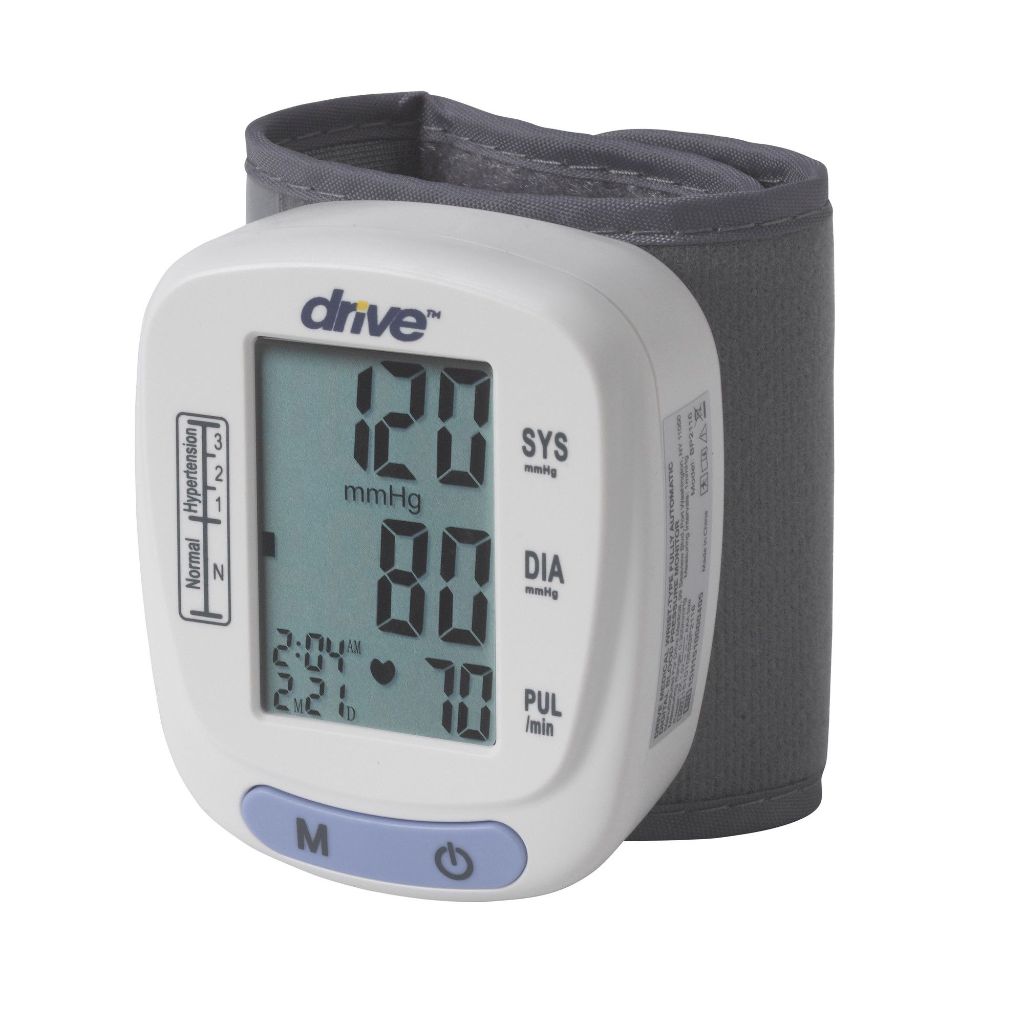 Drive Medical Automatic Blood Pressure Monitor, Personal Care Wrist Model
