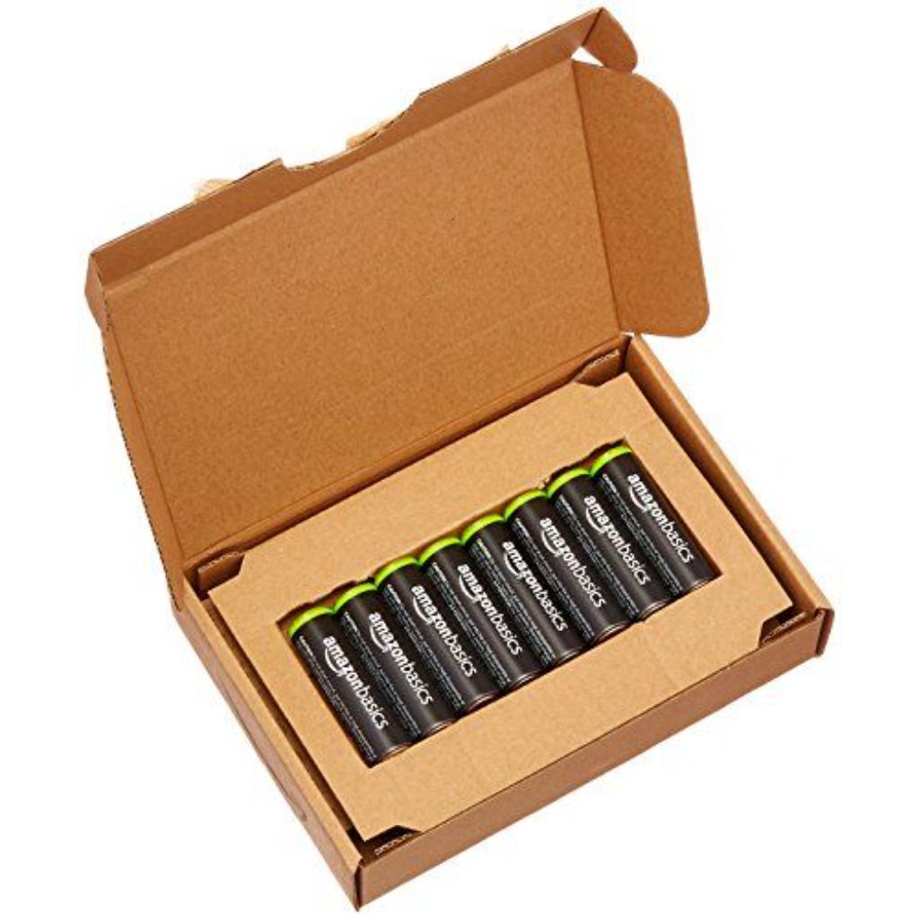 Amazon Basics Pre-Charged Rechargeable Batteries - AA - 8 Pack