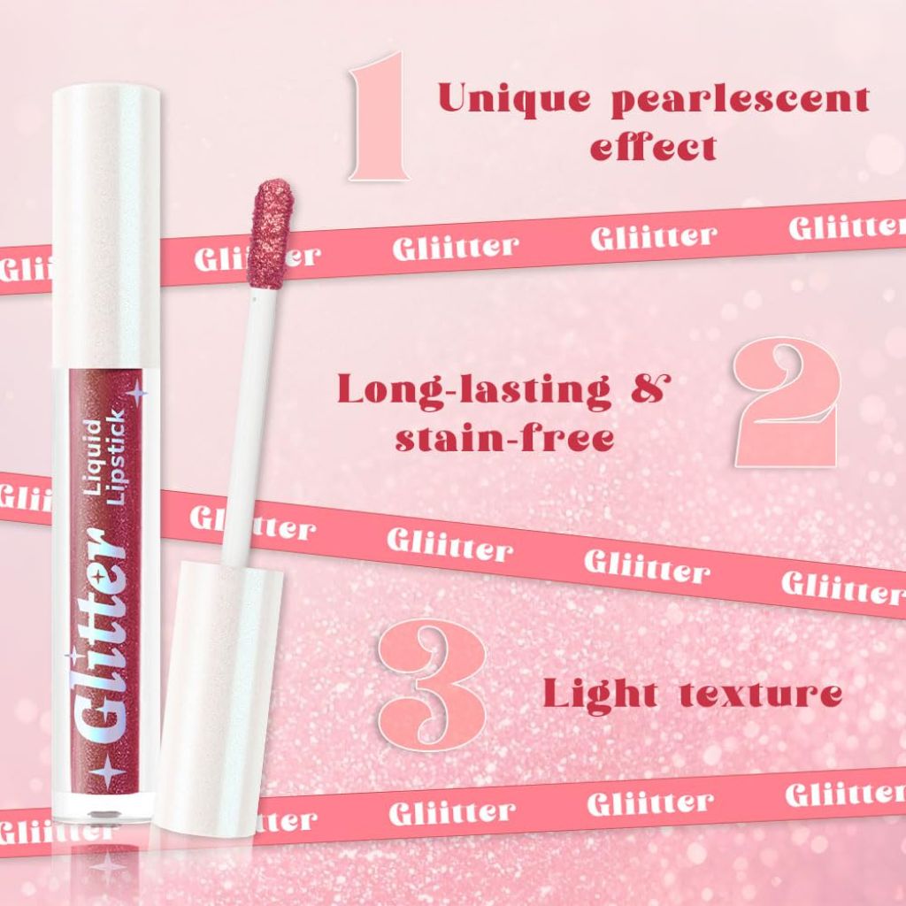 Red Brown Metallic Lipstick for Women