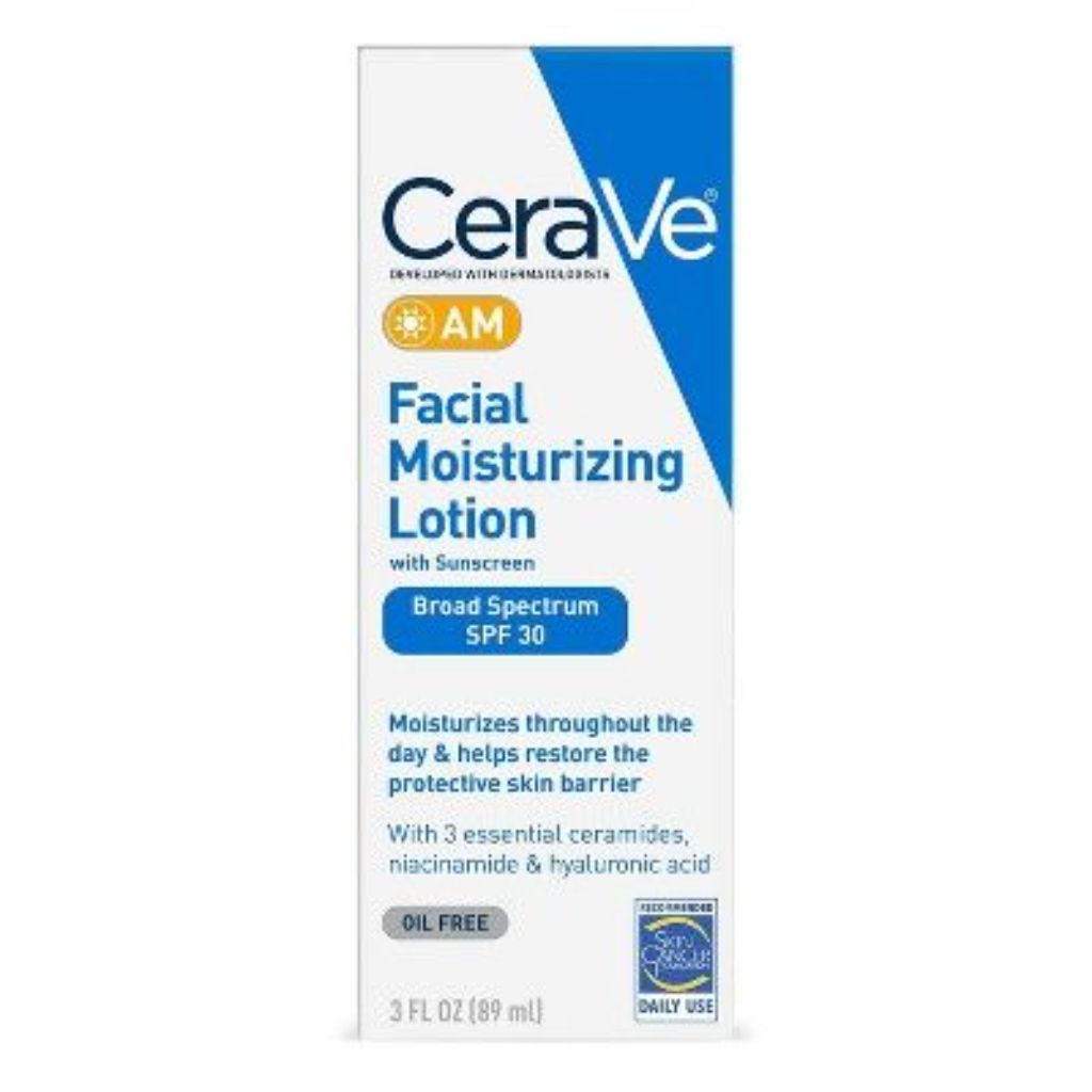 CeraVe AM Facial Moisturizing Lotion W/Sunscreen SPF 30 - 3 fl. oz.