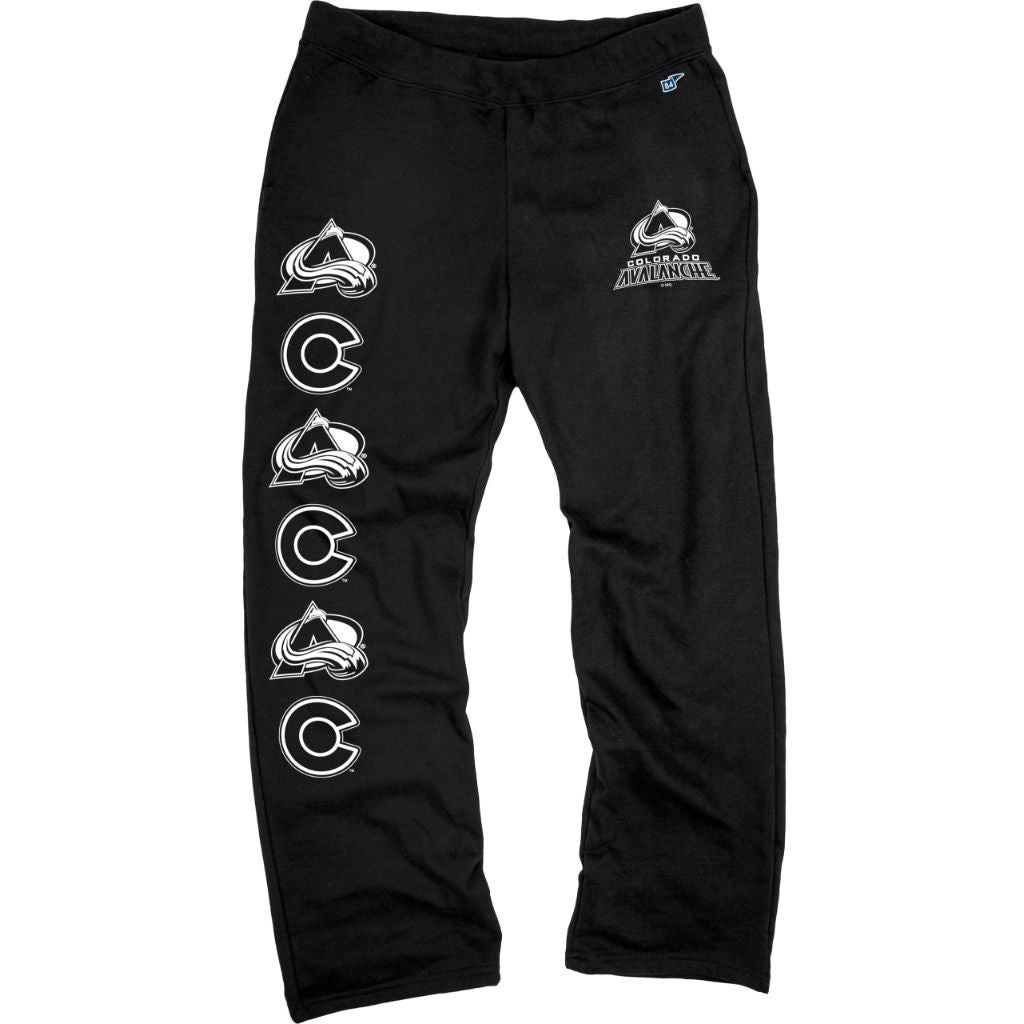 Colorado Avalanche NHL Officially Licensed Sweatpants Black, Medium