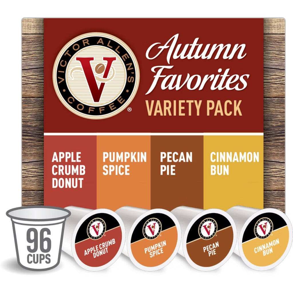 Victor Allen's Coffee Autumn Favorites Variety Pack Keurig K-Cups, 96ct
