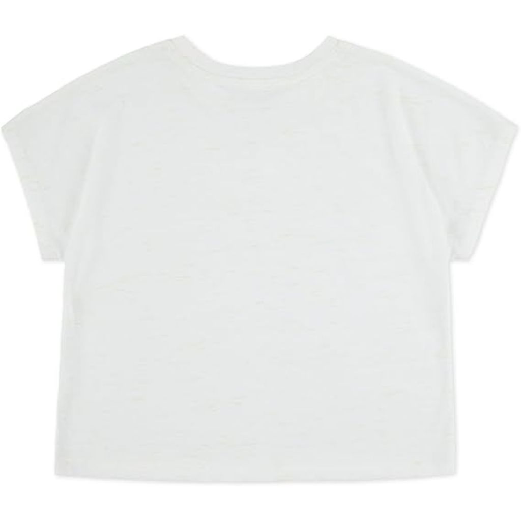 Hurley Girl's Soft Knit Basic T-Shirt - Marshmallow, Size Small