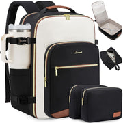 LOVEVOOK Large Travel Backpack with 3 Packing Cubes