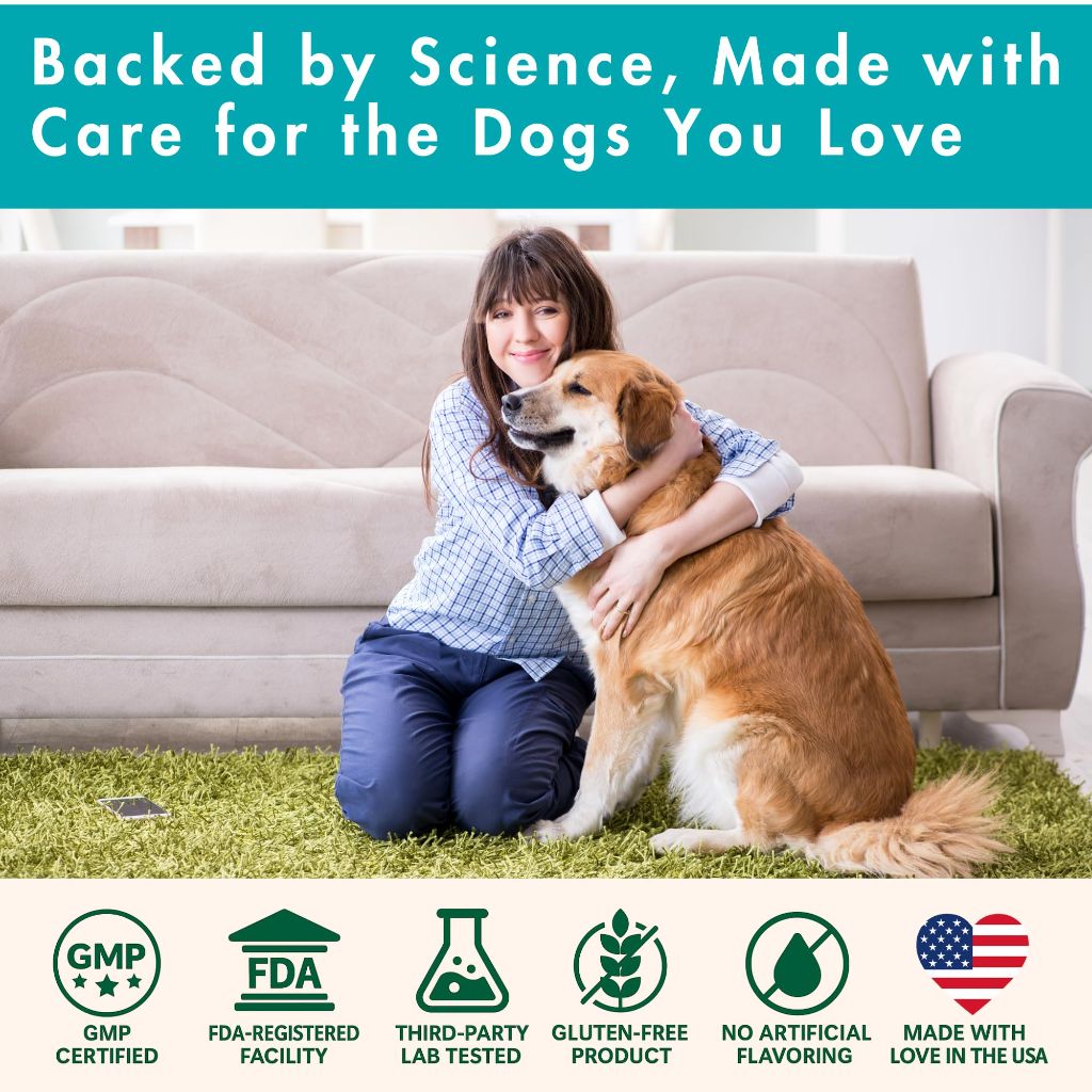 Allergy Relief for Dogs - Dog Itchy Skin & Dog Skin Allergies Treatment Chews - 120 Beef Flavor Soft Chews