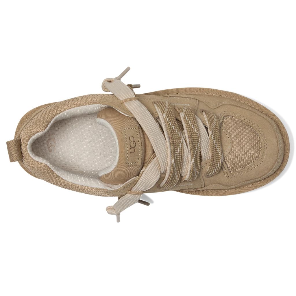 UGG Kids K Lo Lowmel Sneaker, Mustard Seed, 6