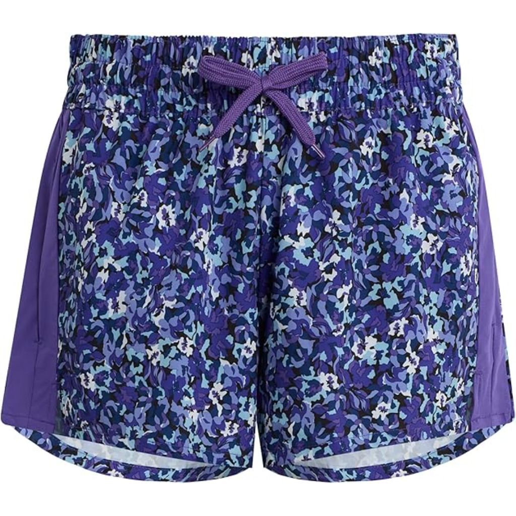 Kanu Surf Women's Darren Stretch UPF 50+ Active Swim Boardshorts - Bloom Purple, Size 2
