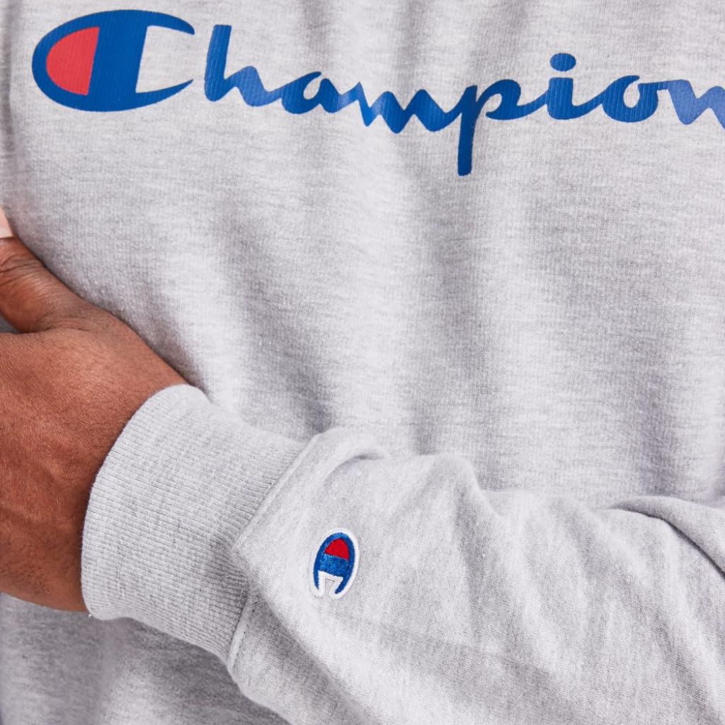 SZ XS, Champion Men's Sweatshirt, Powerblend, Fleece Midweight Crewneck Sweatshirt