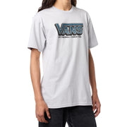 SZ M, Vans Unisex-Adult Dispatch Short-Sleeve T-Shirt | Graphic Tee White/Grey