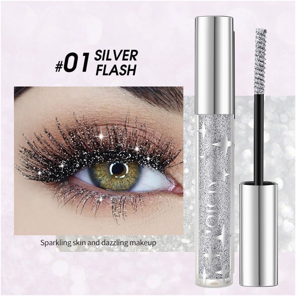 Glitter Mascara Eyelash Dyeing Glitter Colored