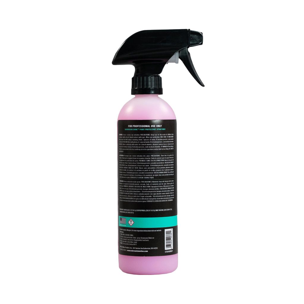 Malco Showroom Shine Spray Car Wax and Instant Detailer | 16fl oz