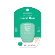 Amazon Basics Extra Comfort Mint Dental Floss, Shred Resistant, Slides Easily Between Teeth, 40 M, 1-Pack