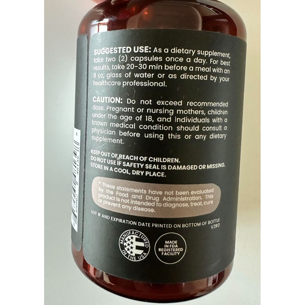Optimal Prime 10x Mushroom Complex Supplement, Natural Health Booster - 90 Caps