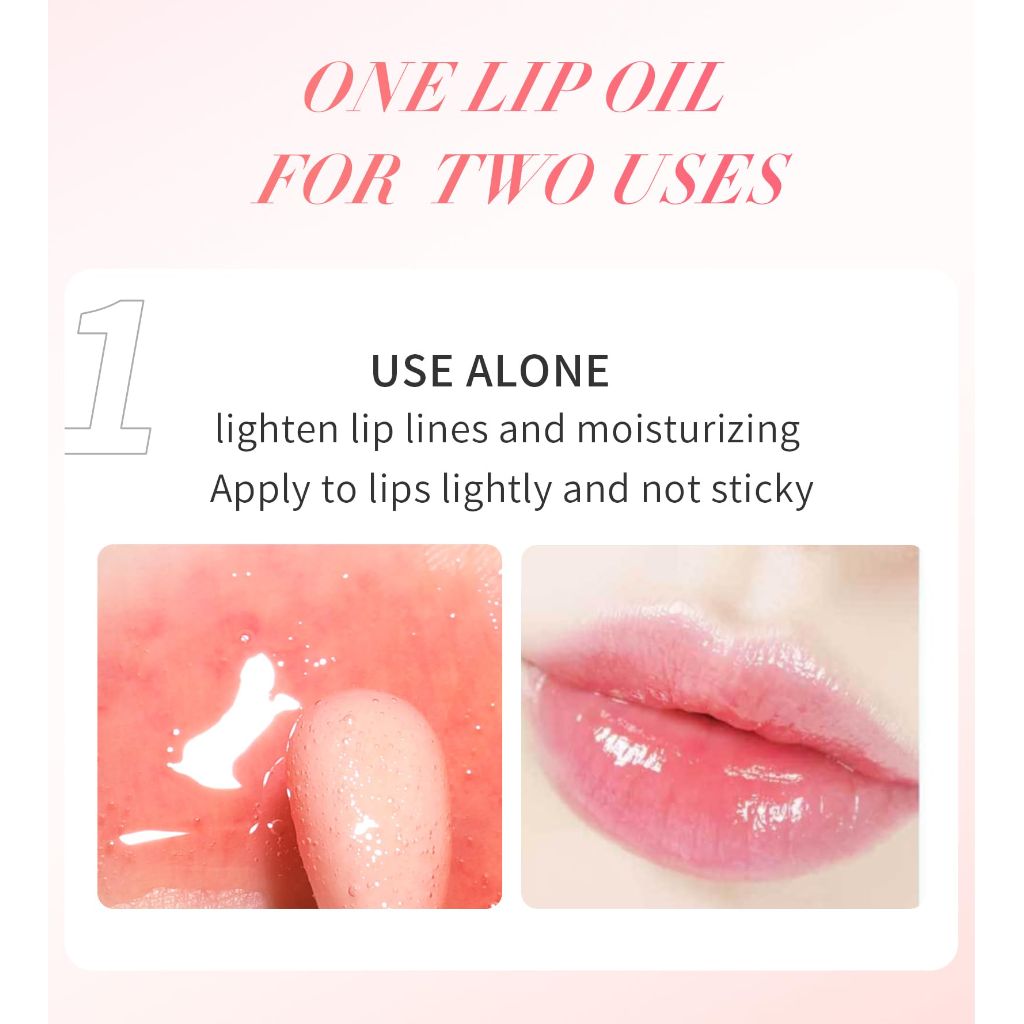 Gavacy Ultimate Luxe Lip Oil Set – 3 Hydrating Fruit-Flavored Oils  (SET A)