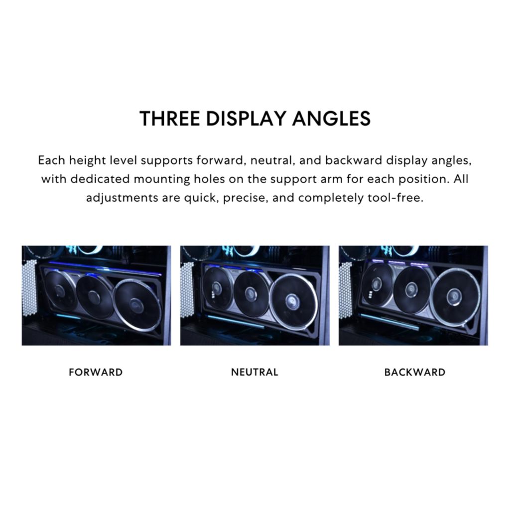 Lian Li ATX PC Case 4 Slots Vertical GPU Kit (VG4v4)