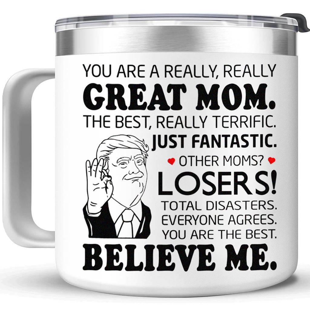LIZAVY Gifts for Mom from Daughter, Son - Christmas Gifts for Mom, Wife, Women - Moms Birthday Gift Ideas, Cool Birthday gifts for Moms, Mothers - Best mom Mug, moms Coffee Mug 14oz