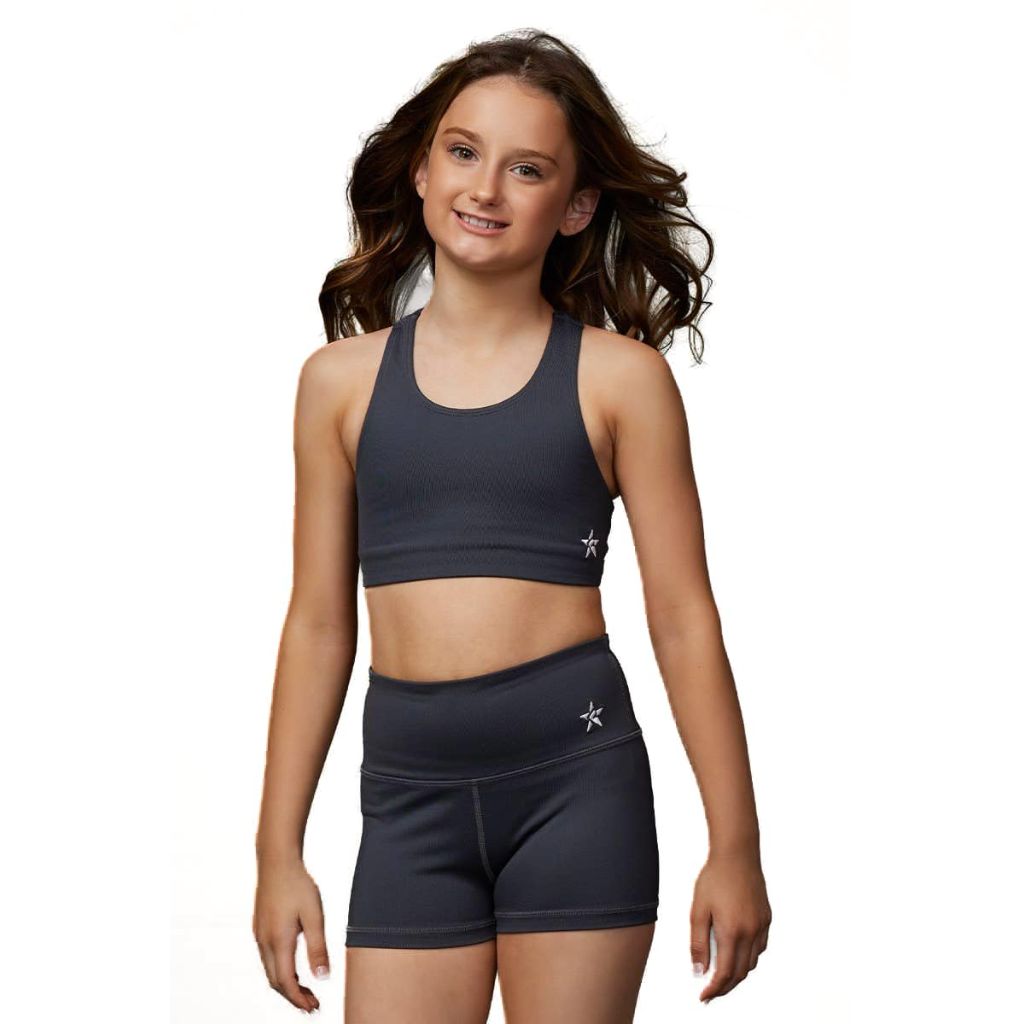 SZ YL, Rebel Athletic Legendary Compression Short in Dark Gray