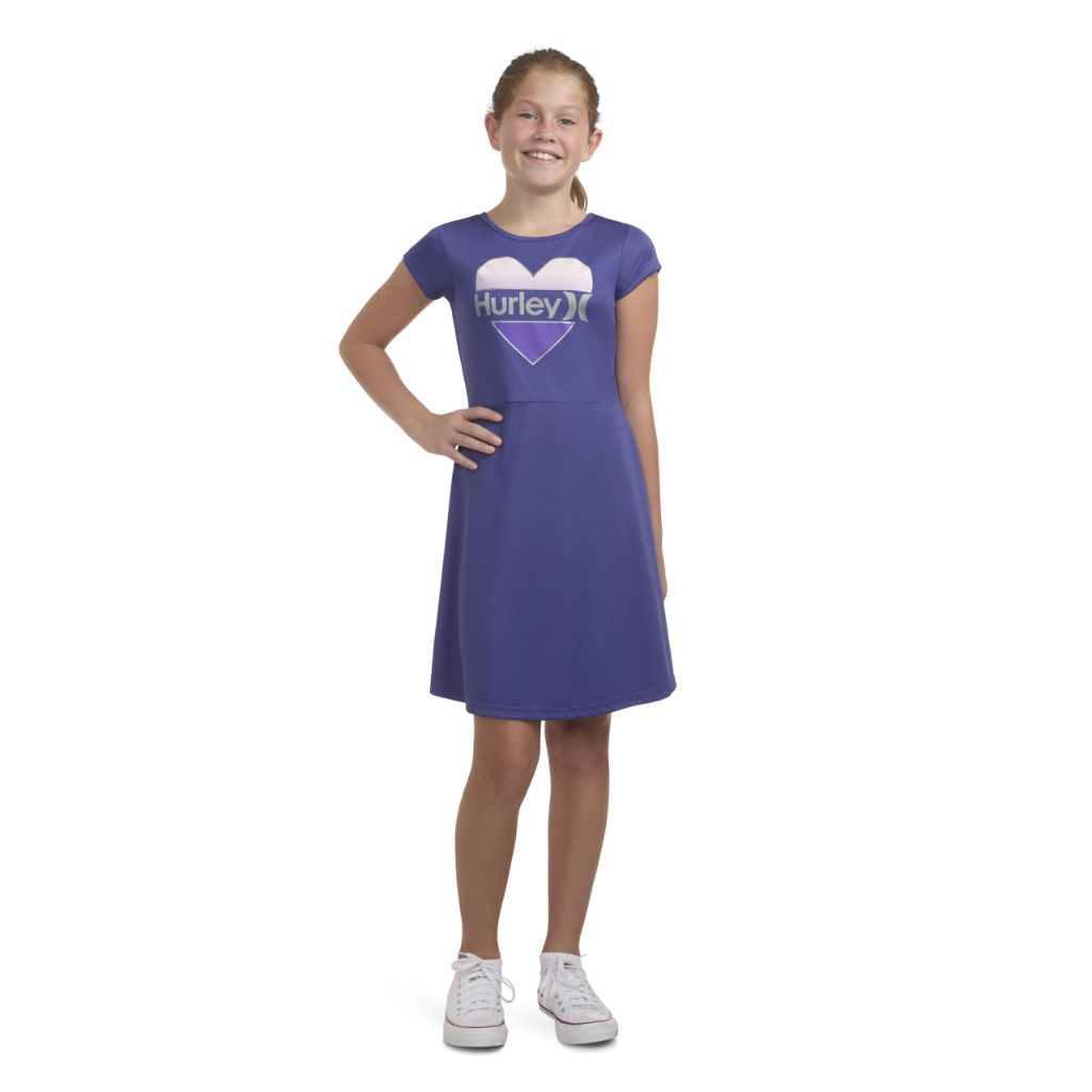 Solid Skater Dress, Size 4