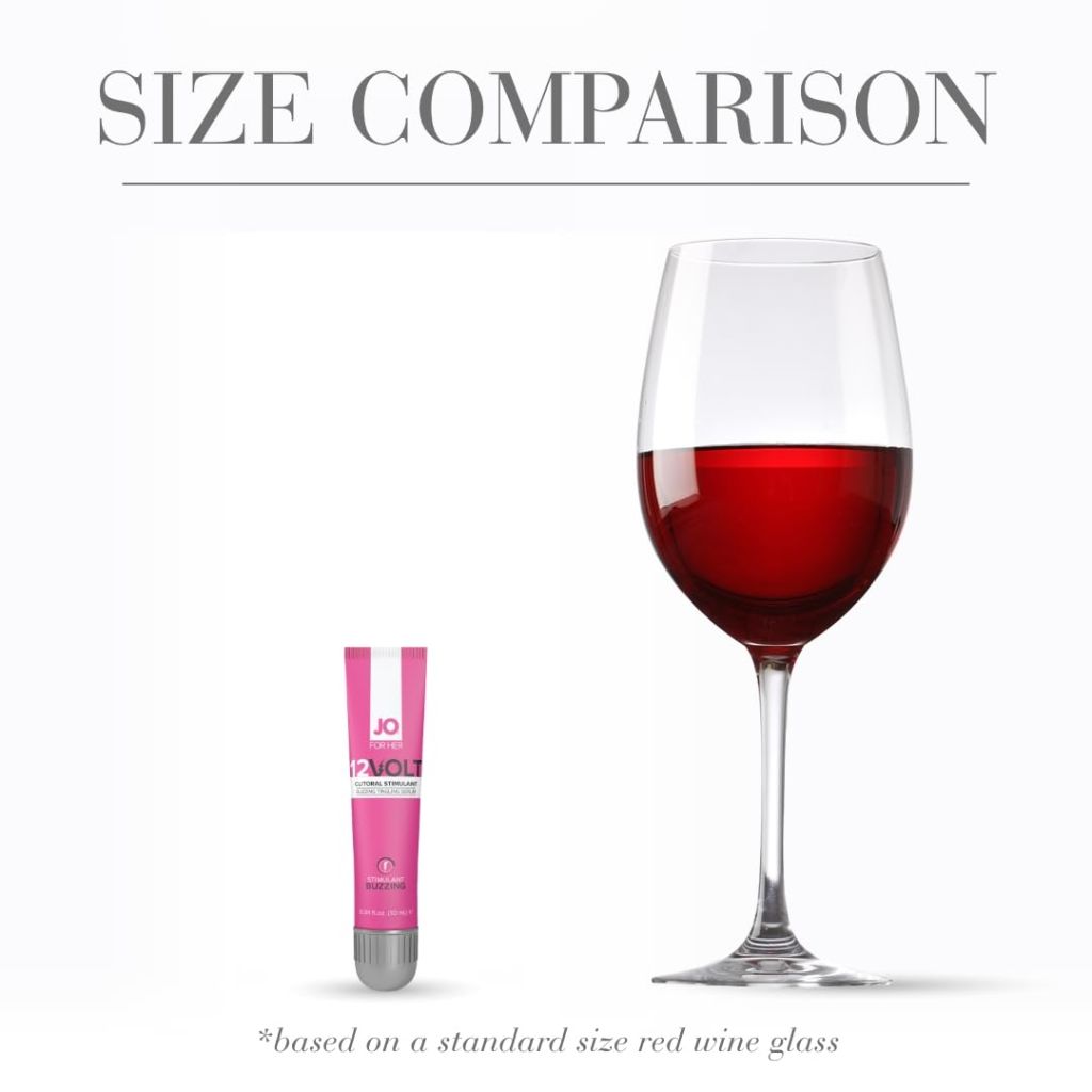 JO 12-Volt Clitoral Serum, Buzzing Clitoral Gel for Women, Tingling Stimulation & Arousal – 10mL