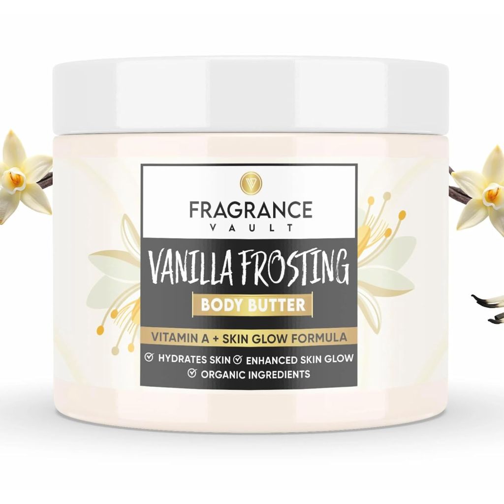 Body Butter Vanilla - Body Cream Moisturizer, Body Lotion, Vanilla Body Butter - 7 oz.