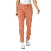 Wink W123 Women's Flex-n-Reach Track Scrub Pant - Terracotta, 3X Petite