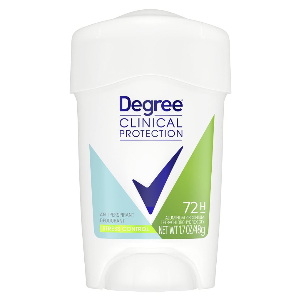 Degree Clinical Protection Antiperspirant Deodorant 72-Hour Sweat & Odor Protection Stress Control Antiperspirant 1.7 oz