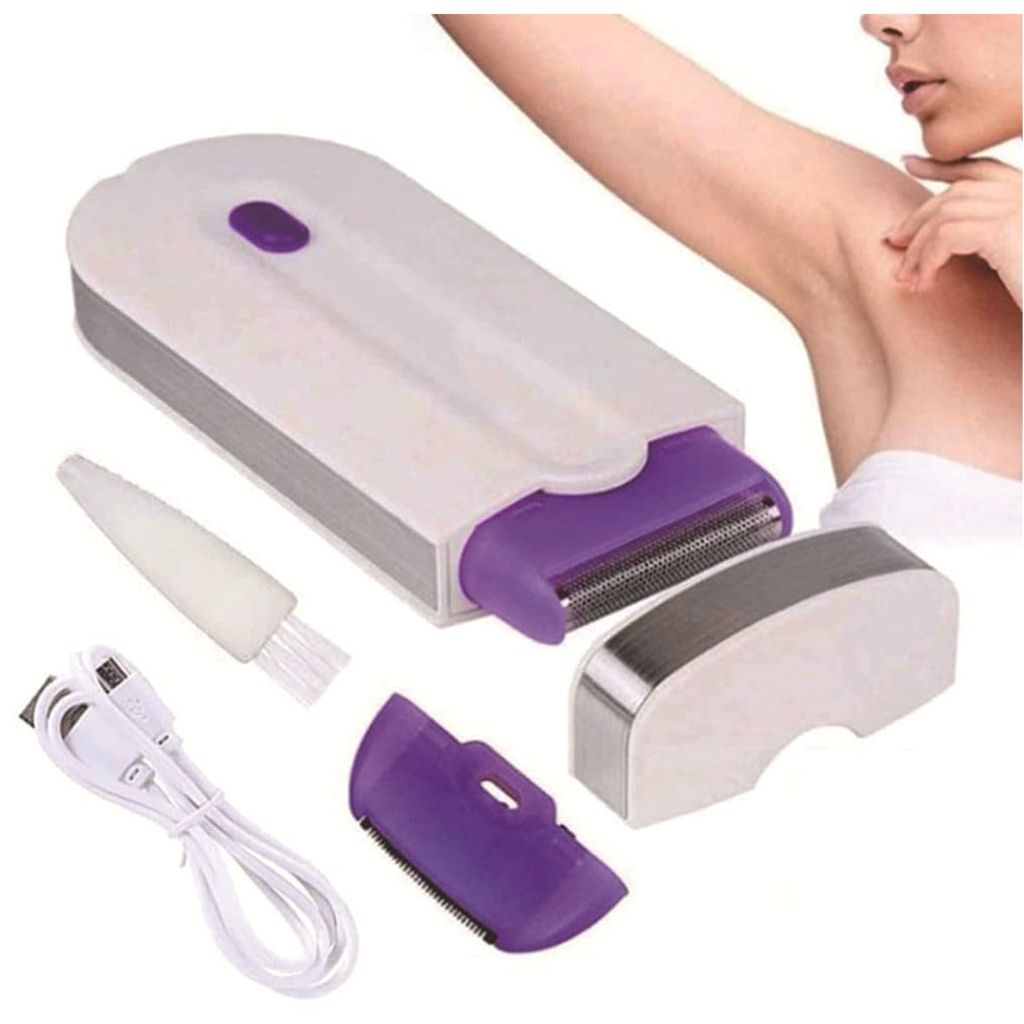 Women Laser Rechargeable Epilator Remover, Instant Pain Free Razor Sensor