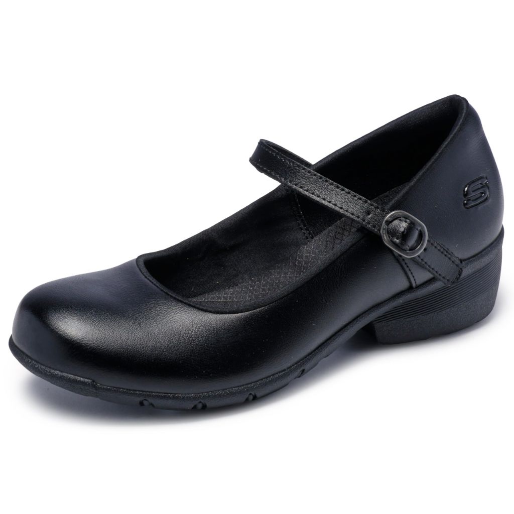 Skechers Women's Work Mary Jane Shoe, Black - size 5