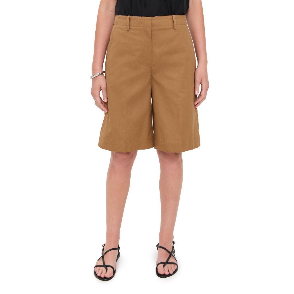Theory Women's Relax Casual Shorts, Bronze, 8