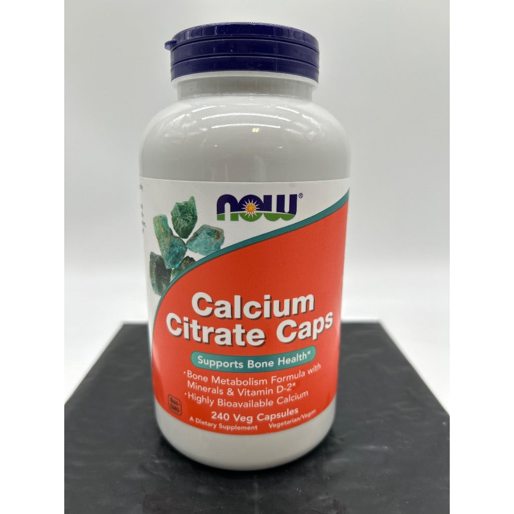 NOW Foods Calcium Citrate Veggie Capsules - 240ct