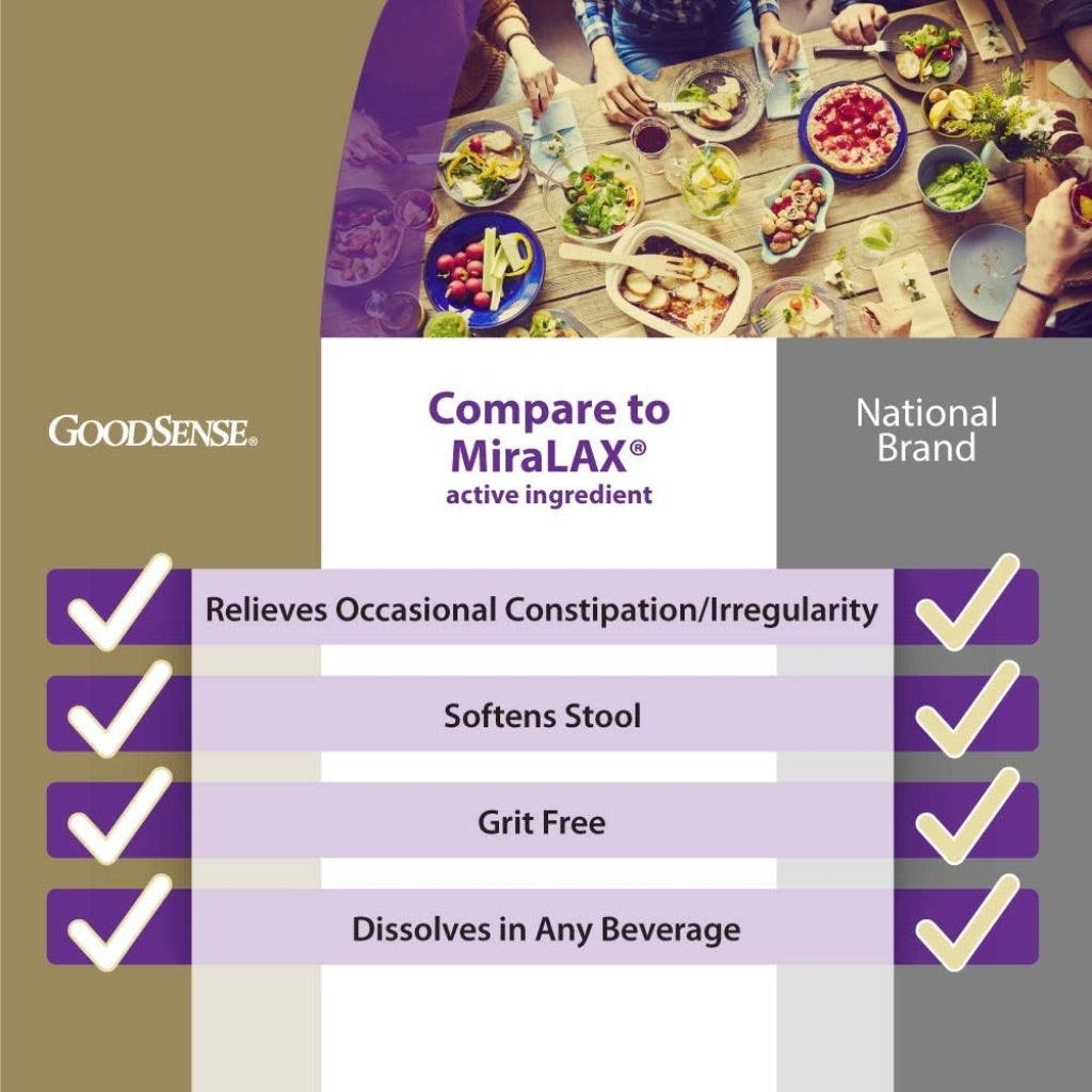 GoodSense Clearlax Polyethylene Glycol Osmotic Laxative Powder - 17.90 oz, 3 Pack