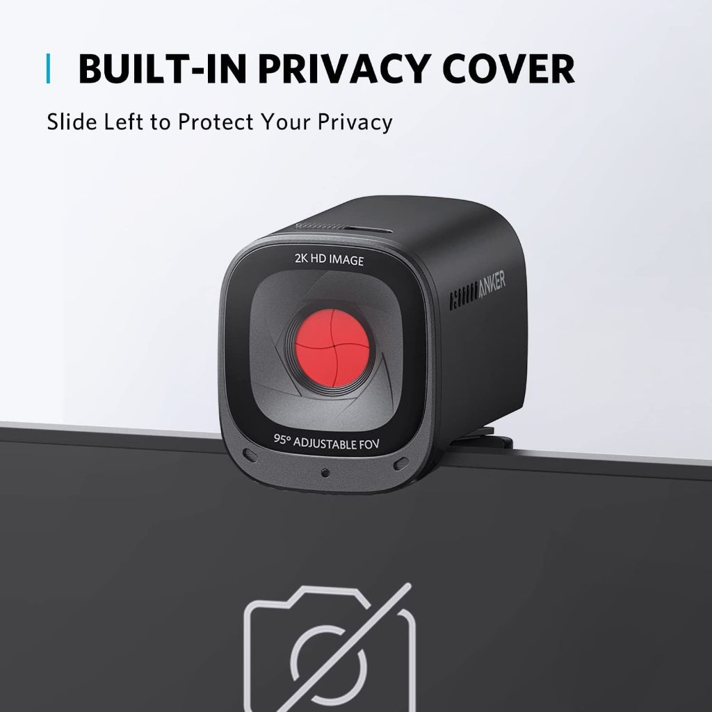 Anker PowerConf C200 2K Webcam - Black